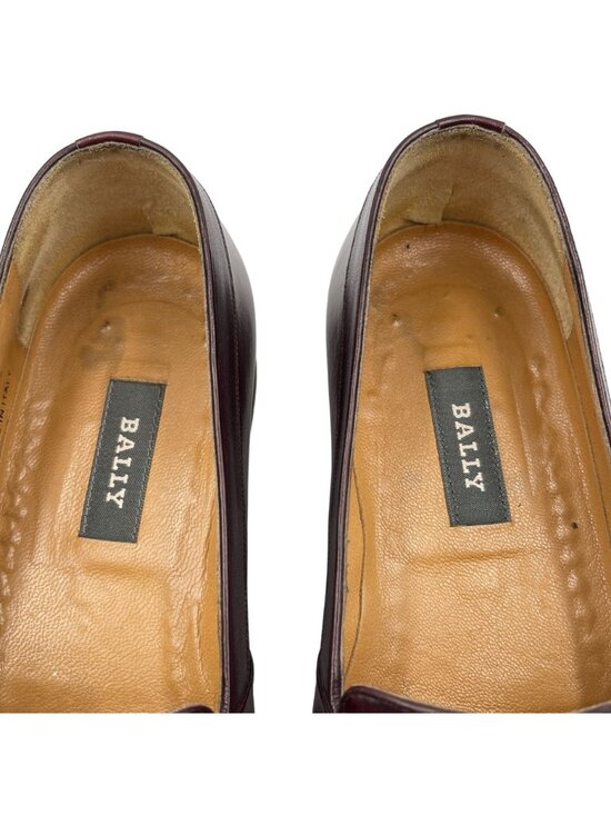 Bally Men\'s Loafer Arciduca Kilt Fringe Faux Buckle Mahogany Brown Size 7.5 main image 11